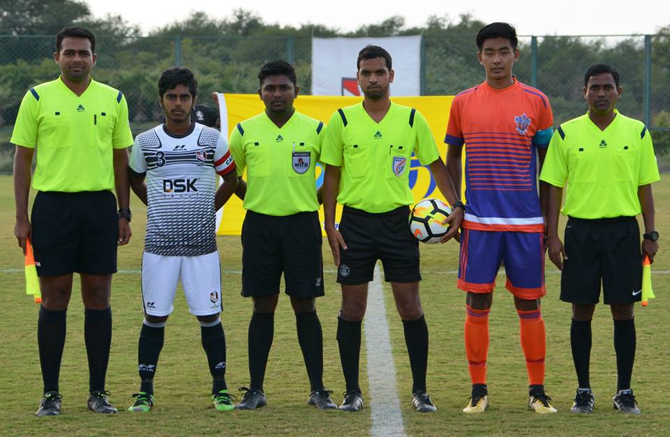 dskacademy's tweet photo. U-18 Youth League 2017-18 (Zonal)
First Home Match Updates
Full Time Score 
DSK Shivajians Football Club 1 - 1 FC Pune City
Goal Scorer - 
Ishan Dey (FCPC) - 14'
Ashish Jha (DSFC) - 34'

#dskshivajians, #U18Youthleague, #DSKDreamcityfootballfield, #PuneDerby, #DSFCvsFCPC https://t.co/1UHjttdgqO