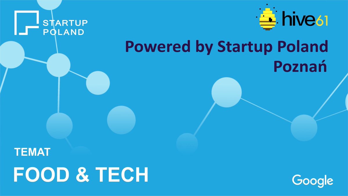 Hive61's tweet photo. #Hive61 No. 40 and 4th Birthday ๐ is happening today in #Poznan Plus Jeden at 6pm ๐ https://t.co/1DtzMS1q7Y ๐
Weโre happy to say that this event is made with co-operation with @StartupPoland Camp and @Google. https://t.co/2FOlZMmpX8