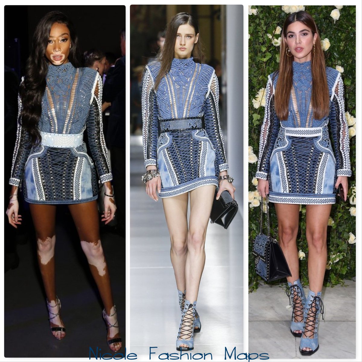 NicFashionMaps's tweet photo. #Balmain @Balmain #collection2016 #BalmainBattle #fashionbattle #fashionduo #Balmain #Bombshell #redcarpet @negin_mirsalehi #NeginMirsalehi #Gisou #RevolveAwards @REVOLVE #influencer #socialmedia #instagraminfluencer #WinnieHarlow @winnieharlow #AmericasNextTopModel #TopModel https://t.co/OAsXXkQqSx