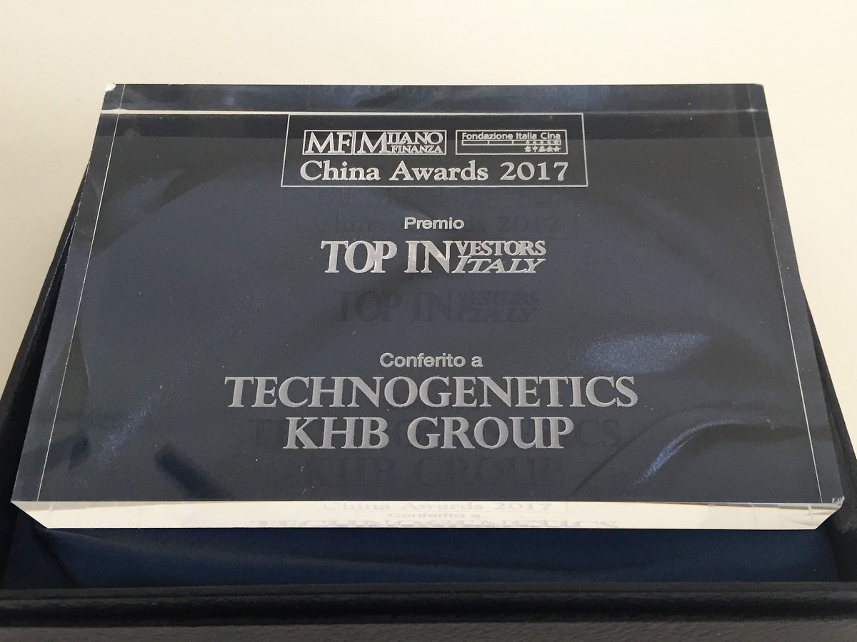 techno_genetics's tweet photo. #Technogenetics, premiata #TOPINVESTOR #ITALY ai #ChinaAwards 2017 di @Italychina
"E' tra le principali realtà che hanno destinato risorse e investimenti nel mercato italiano. Continuiamo cosi!"
#grazie #khb #tgs #innovative #solutions for a #betterworld
https://t.co/zWNDyh3I7p https://t.co/3JvlP3HG1e