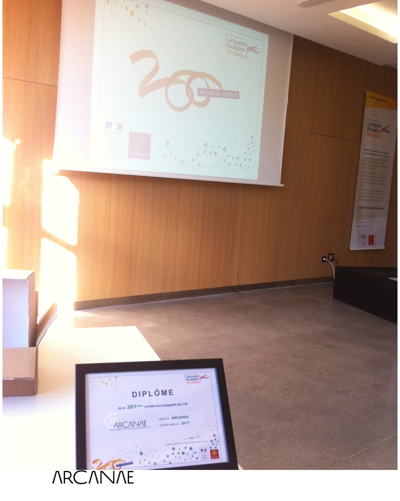 ARCANAE_ACiD's tweet photo. @ARCANAE_ACiD est la 201e start-up, mais elle était présente pour les #200startups accompagnées par @LR_Incubation ! https://t.co/4nVOuAGnNO