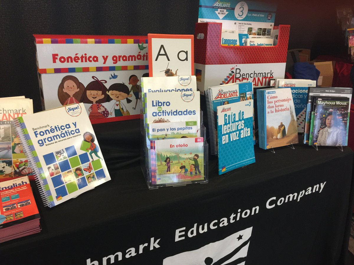 CustomeduLB's tweet photo. Day 1 of the #ircbilingual17 conference! Don't miss @Hector4English session on Close Reading for ELs at 1:45 in Doral and stop by our booth to check out new resources! @BenchmarkEdu https://t.co/qe9C8vnvAl