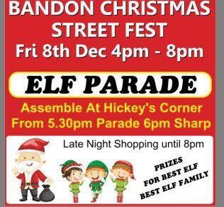 WestCorkBusines's tweet photo. So excited 2 days to go till the #Bandon #Christmas festival. Prizes for the best dressed elf and much more #shoplocalthischristmas https://t.co/eQsSF4G76X