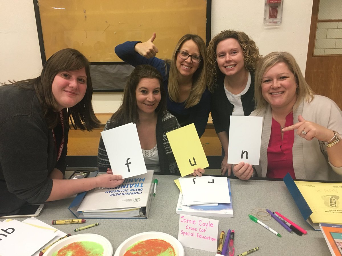 We are learning so much at OG training!  <a href="/MadisonsTrust16/">Madison's Trust E.S.</a> <a href="/IMSEOG/">Institute for Multi-Sensory Education</a> #mtes2yr #lcps17 @MrsMillsReads