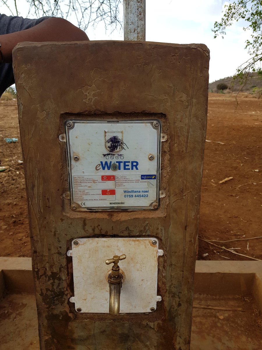 WaterAidTZ's tweet photo. eWATERpay is an innovative technology which uses mobile money, near field communication &amp; the Internet of Things cloud server monitoring. eWATER taps, dispense water when a token is presented &amp; removes credit - every drop of water is paid &amp; accounted for #Governance4Dev #WASH https://t.co/o6cttJWZDZ