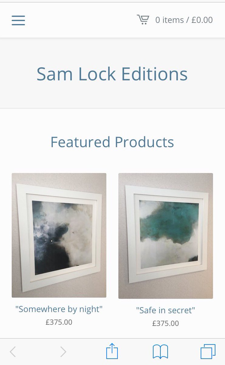 My new limited edition prints available through this link on my website
samlockeditions.bigcartel.com