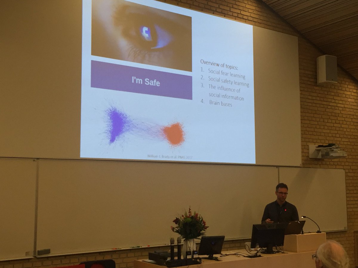 Aarhus Institute Of Advanced Studies On Twitter Andreas Olsson Emotionlabki Karolinskainst Closing Keynote On Fear Learning Social Transmission Of Fear And Neural Networks Ubias Https T Co 9qw6oog0bm twitter