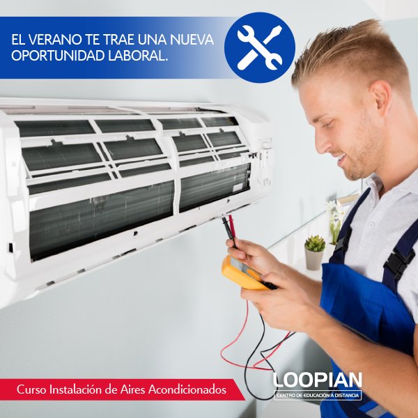loopian's tweet photo. Comenzá el año con una rápida salida laboral.
¡Capacitate en Instalación de Aire Acondicionado y trabajá de manera independiente!

Más info acá: https://t.co/orKH3Ea2P8

¡Compartí esta oportunidad! https://t.co/uQEE25E2hG