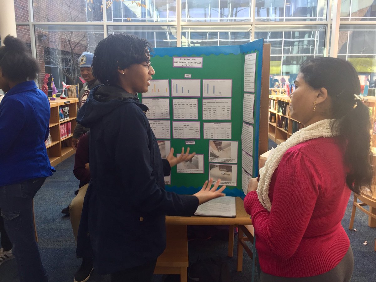 APSMaysRaiders's tweet photo. Our scholars did an amazing job presenting their science projects to judges across the district! #RaiderNation https://t.co/1hV1ygwcOj