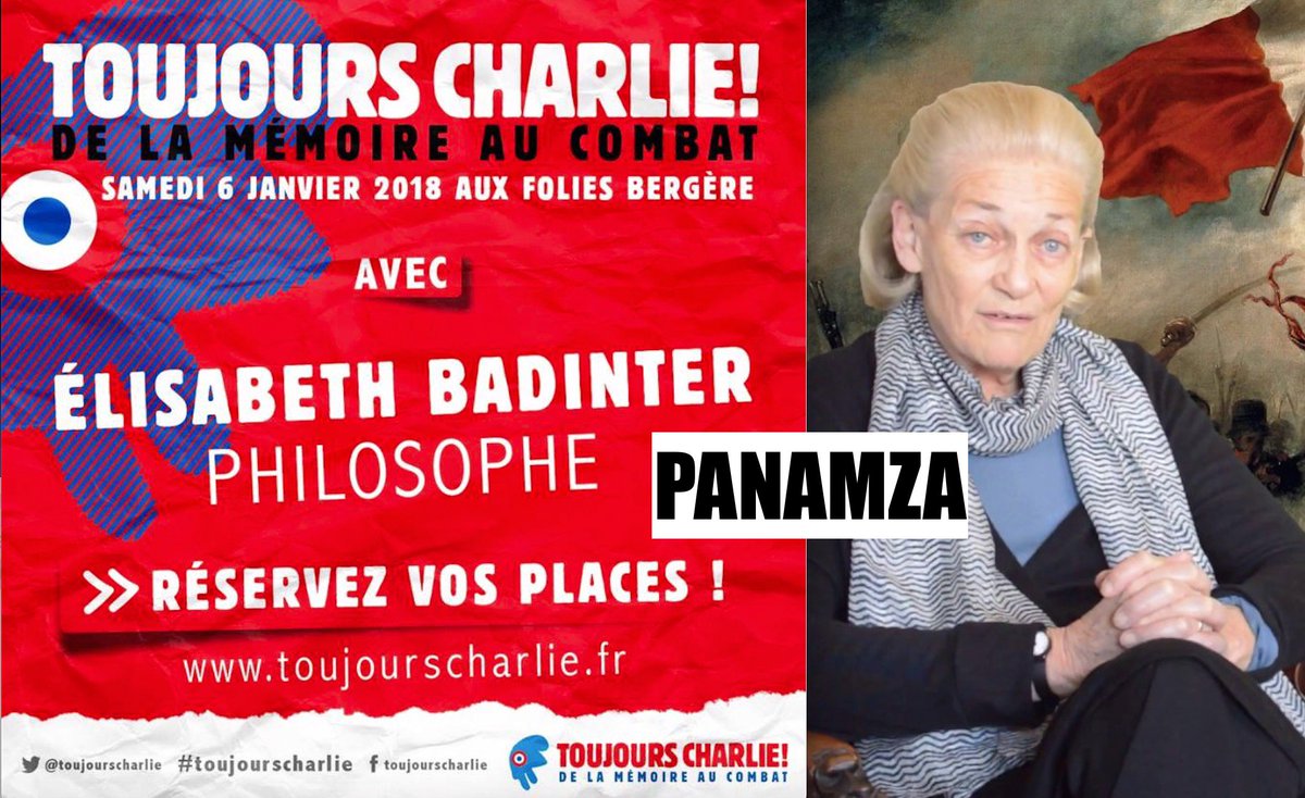 Les Charlie ont trouvé leur grande prêtresse : ce sera l'islamophobe Elisabeth Badinter