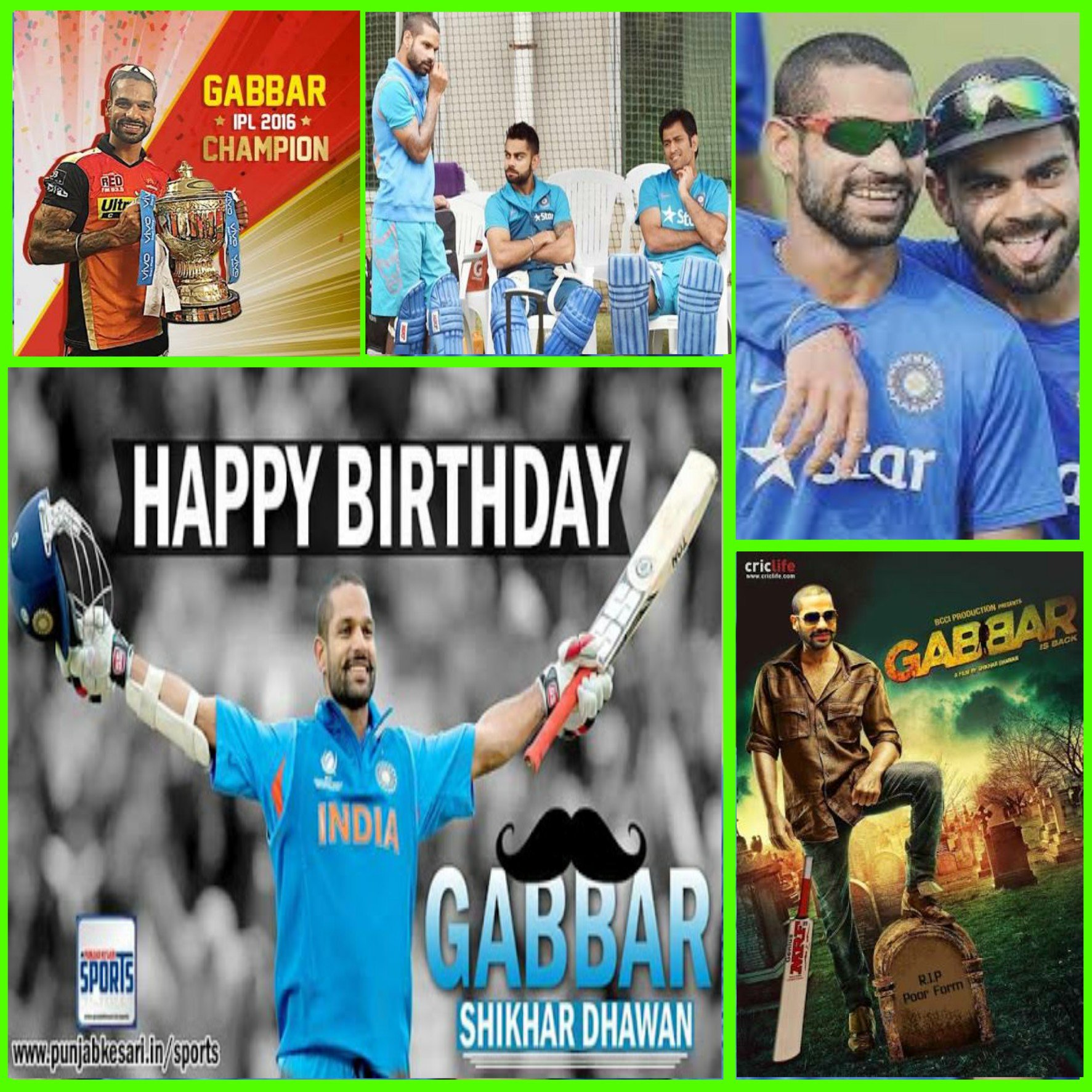  # Happy Birthday Shikhar Dhawan: Team India s Gabbar 