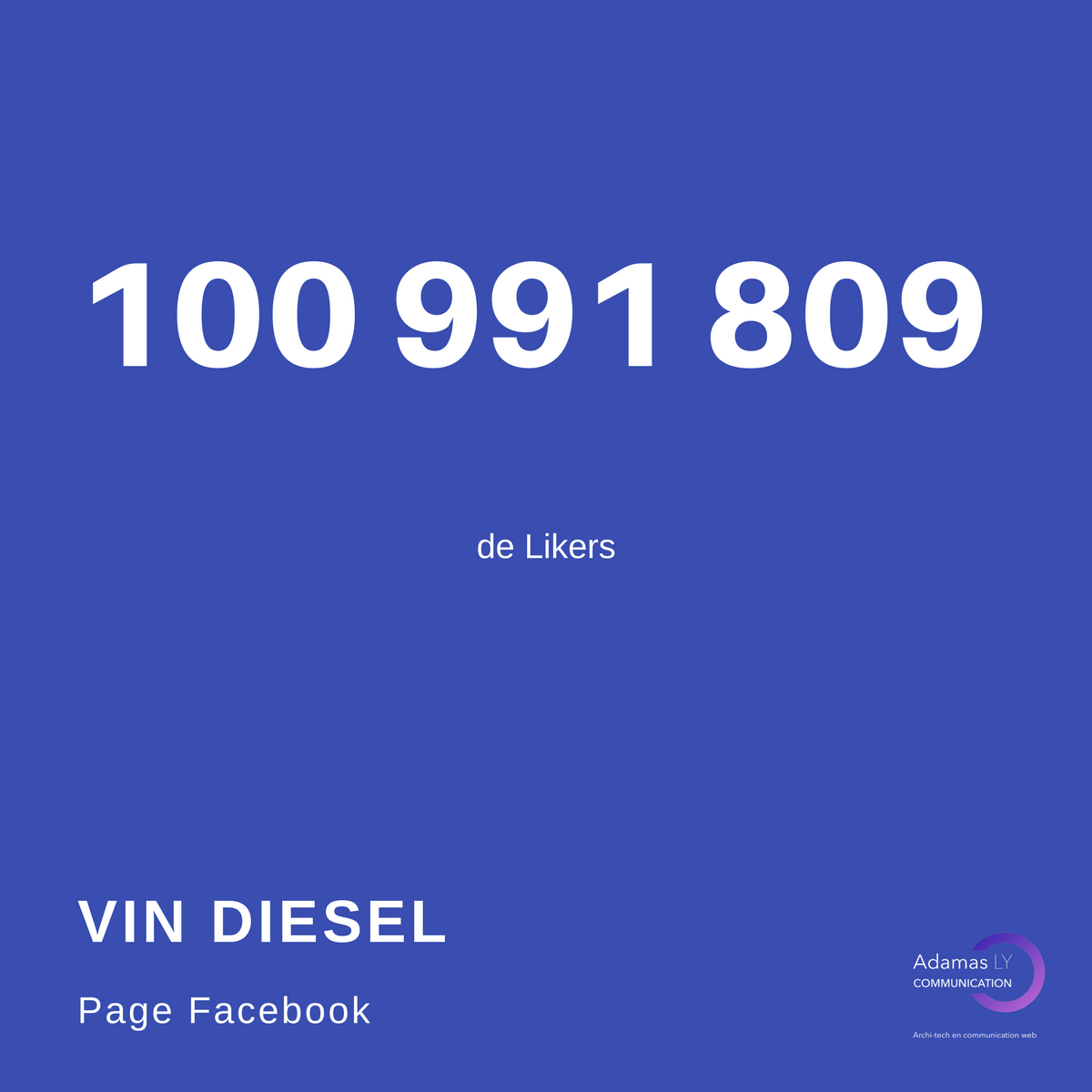 AlCommunicatio1's tweet photo. [ FORMATION FACEBOOK ] - Transformez vos #Likers en clients ? Demandez à #VinDiesel ou formez-vous !

#Formation #Facebook #AlCommunication #France – à Al Communication. https://t.co/dnt3xAndNh