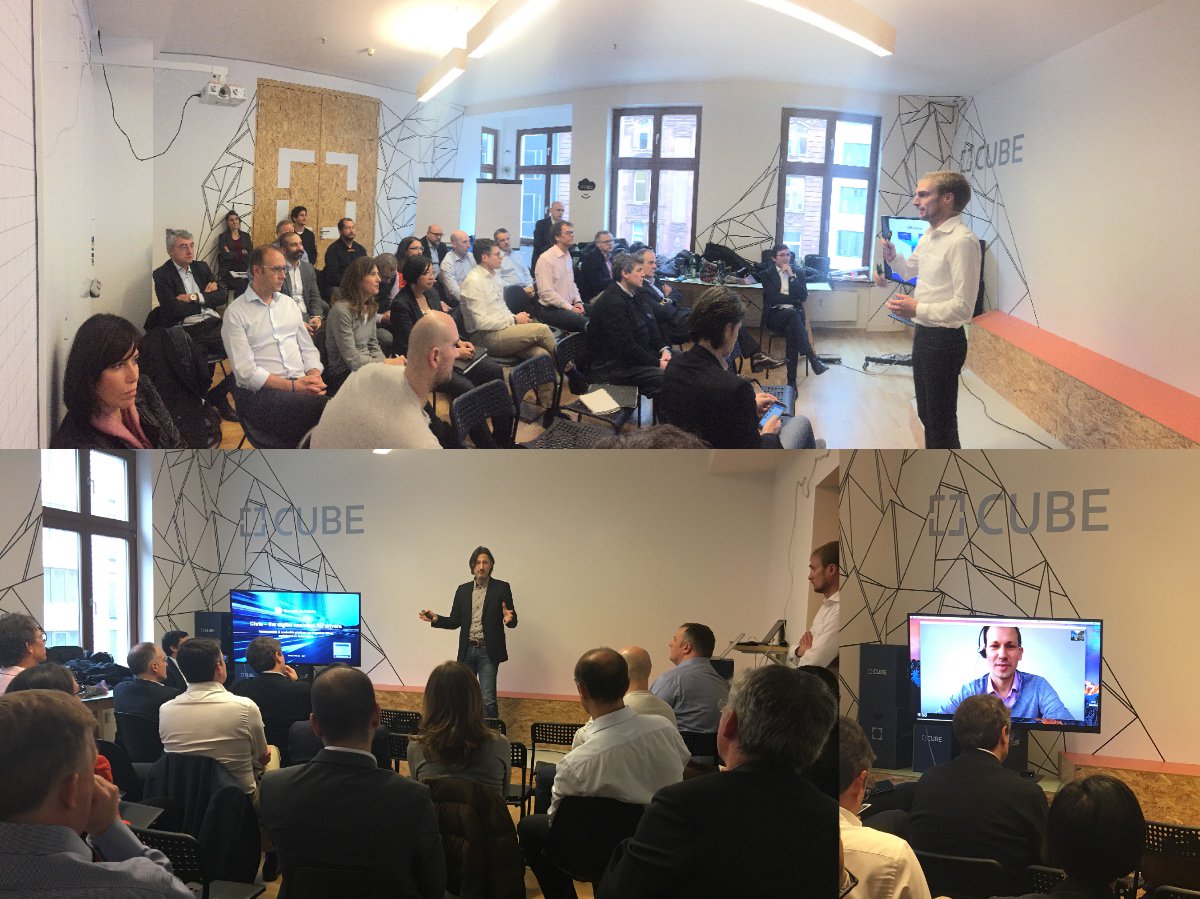 CGConnects's tweet photo. .@germanautolabs & @gestigon showcasing their incredible solutions for safer driving at a best practice event for @DellEMC at #CUBEConnects #CUBESpace https://t.co/NtcvIlJnRd