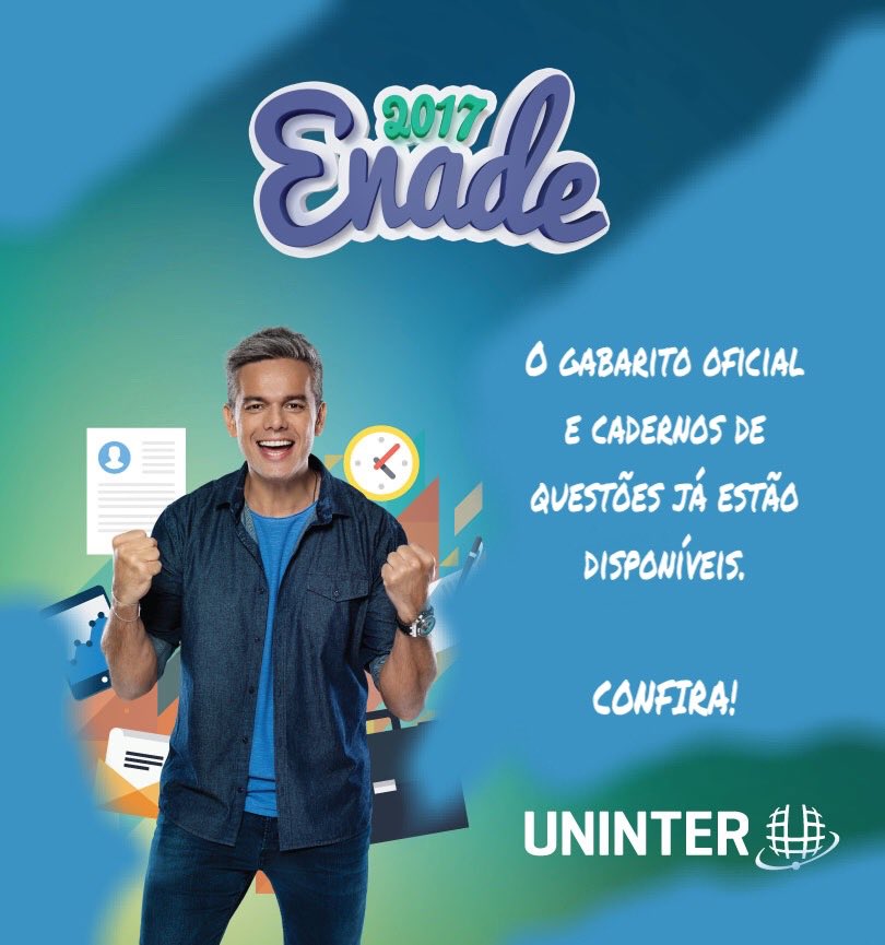 unintercabofrio's tweet photo. #Enade2017
Atenção, estudantes!
Gabarito oficial e cadernos de questões.
Confira aqui: https://t.co/QOT1QVXKBG
Saiba mais: https://t.co/QnW65s6E8k https://t.co/B0YNNIJHkb