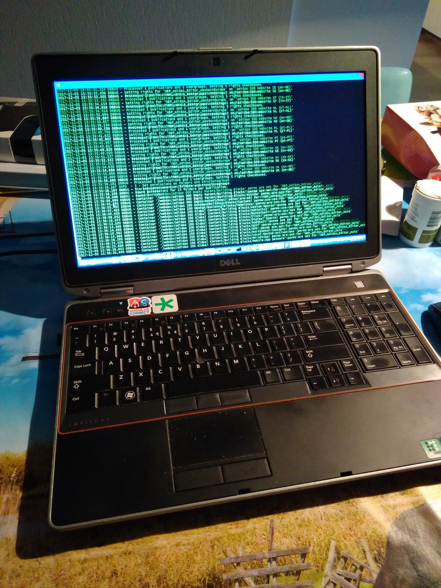Guus's tweet photo. Automating setup of new @SDL #tridion blueprint security from kitchen table. #nogui #zeroclicks #coreservice https://t.co/aRrjwl6h4C