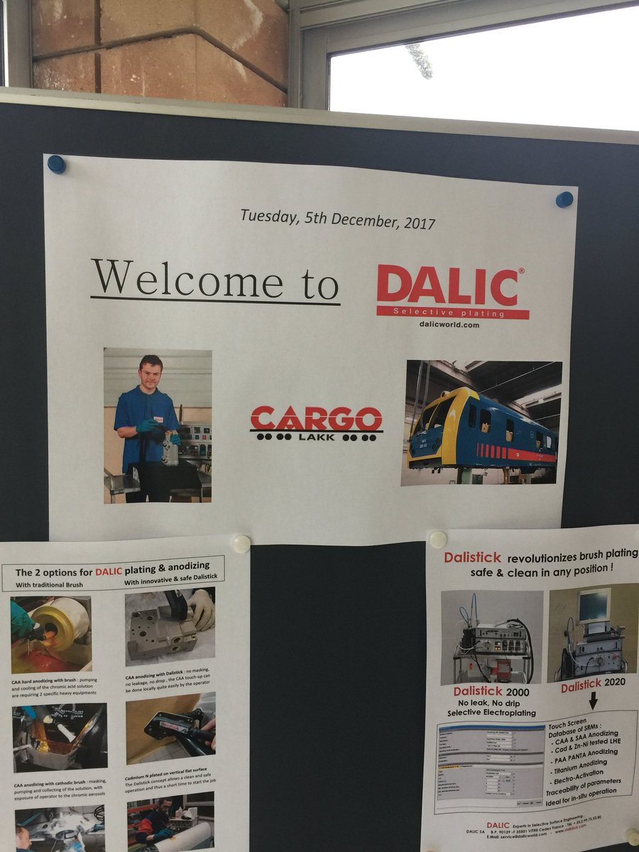 alwincargolakk's tweet photo. Beginn einer neuen Kooperation mit Dalic: #InSitu Electro Plating #vernickelung von #Radachsen und #Radlagern von #Hochgeschwindigkeitszügen https://t.co/BSn7PA0w7e