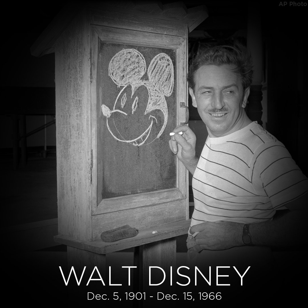 ABC7NY's tweet photo. Today marks 116 years since the birth of Walt Disney. Here are 5 extraordinary facts about the man behind the mouse: https://t.co/afEIvYcfwq https://t.co/EMCZTXILzU