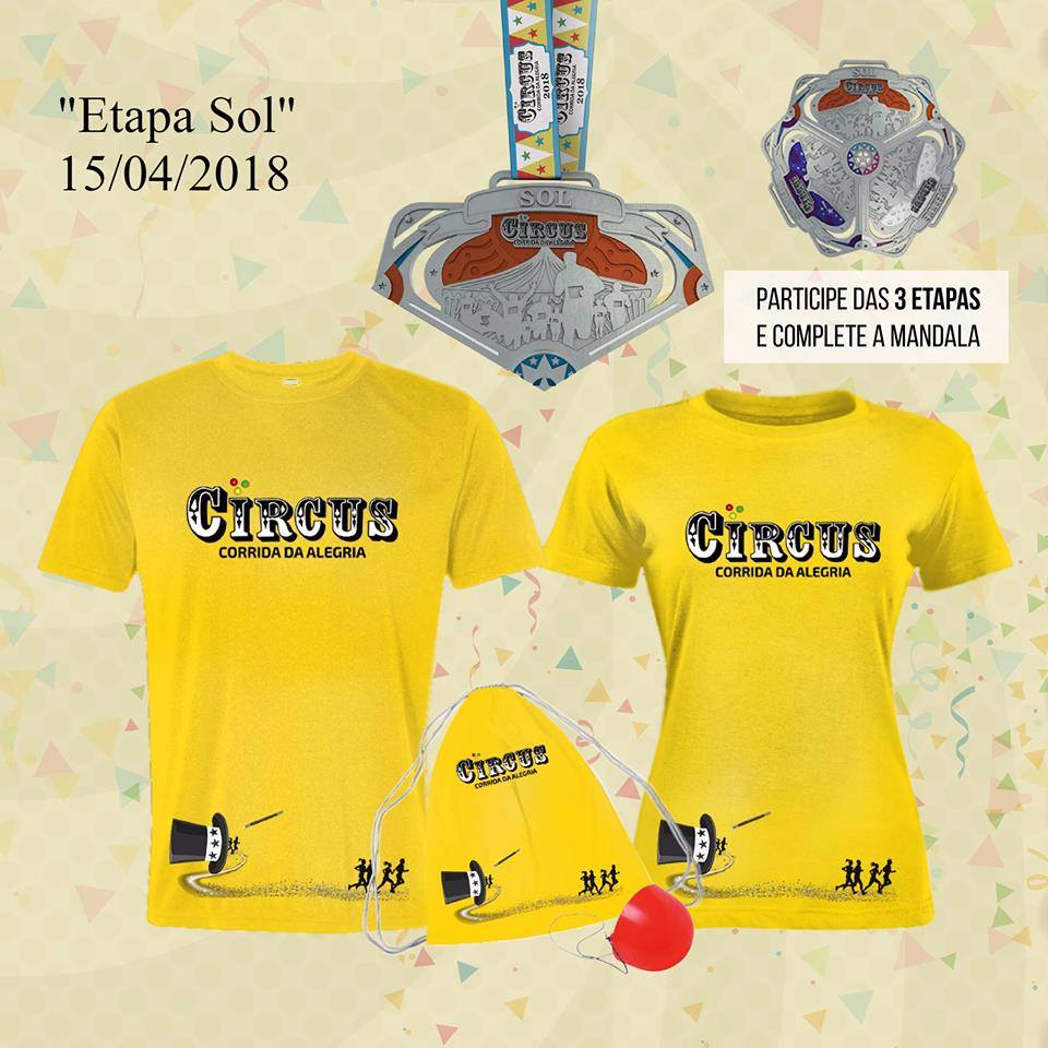 Circus5k's tweet image. &quot;Circuito da Alegria&quot; da Cidade de São Paulo. 
Etapa Sol será dia 15/04/2018, Parque Ecológico Tietê.
Etapa White dia 19/08/2018 Local em breve.
Etapa Sonhos dia 02/12/2018 Local em breve.
Maiores informações e inscrição: Que Rufem os Tambores!!!! 
bodyesoul.com.br/circus/corrida…
