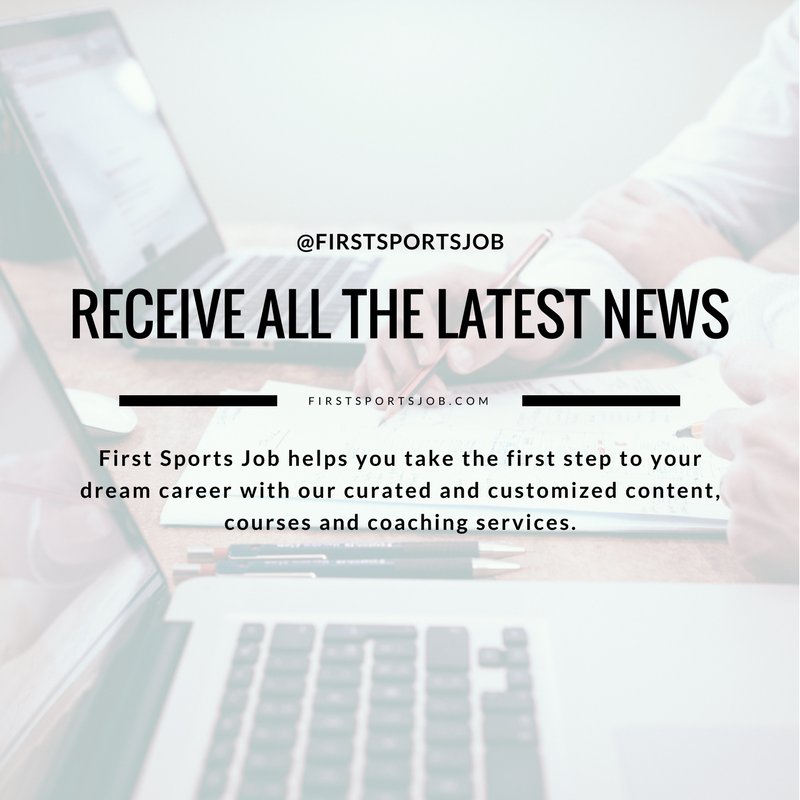 FirstSportsJob's tweet photo. Interested in receiving all the latest news from First Sports Job when it happens? If so, then subscribe to First Sports Job News &amp; Updates: https://t.co/9O0o02gvAA https://t.co/NRfVWlOYsP