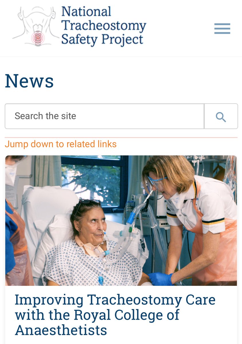 New National Tracheostomy Safety Project website launched at the #ICSSOA2017 helping you #GetTrachReady. See tracheostomy.org.uk