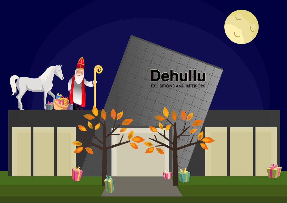 Wij wensen jullie een fijne pakjesavond! #Dehullu #pakjesavond #Sinterklaas