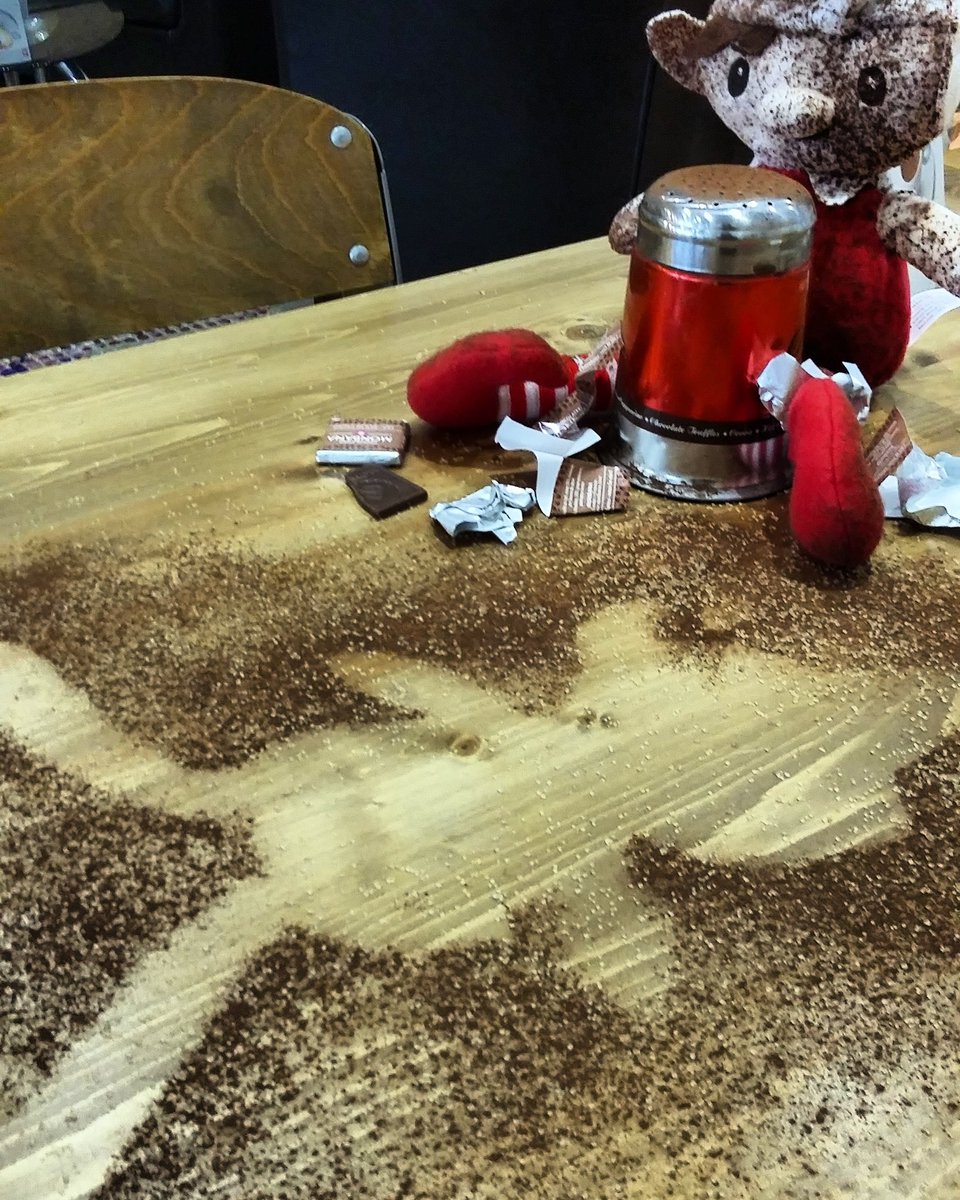 See what our naughty elf Alfie is up to in the coffee shop each day leading up to Christmas on his Facebook page Alfie elf ☺