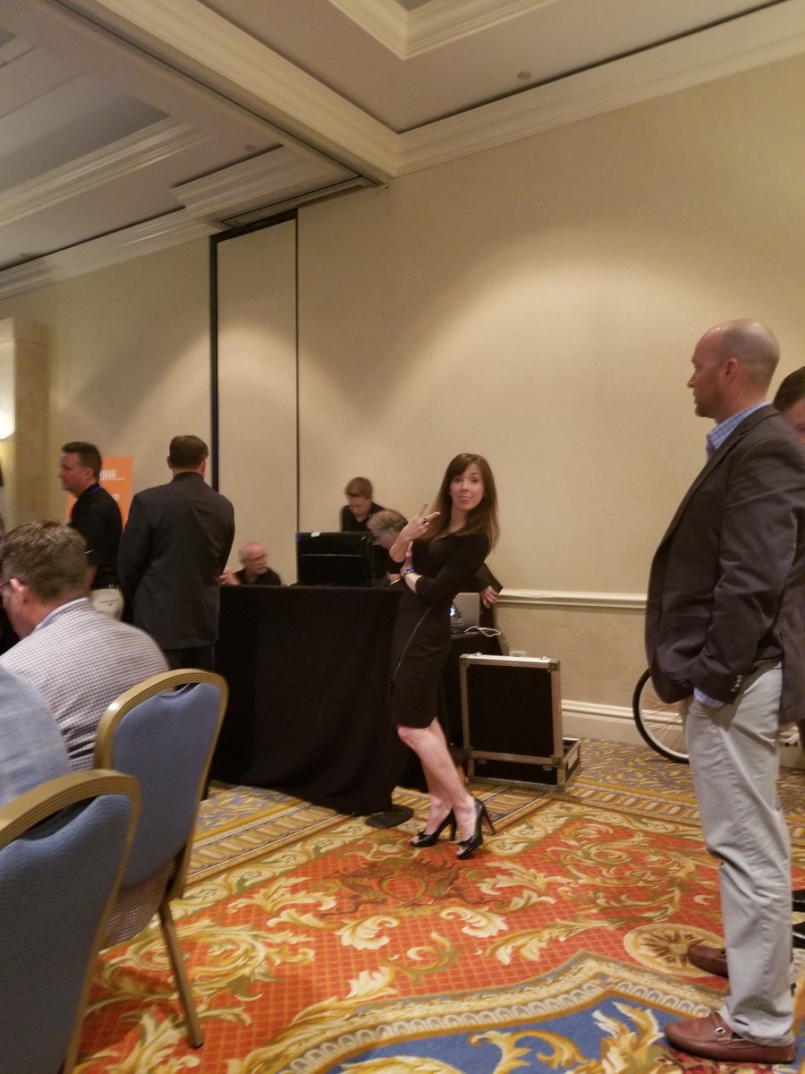 adibraddock's tweet image. @FeliciteMoorman is prepped for her #CRETechSummit panel. @Bisnow @dreamit