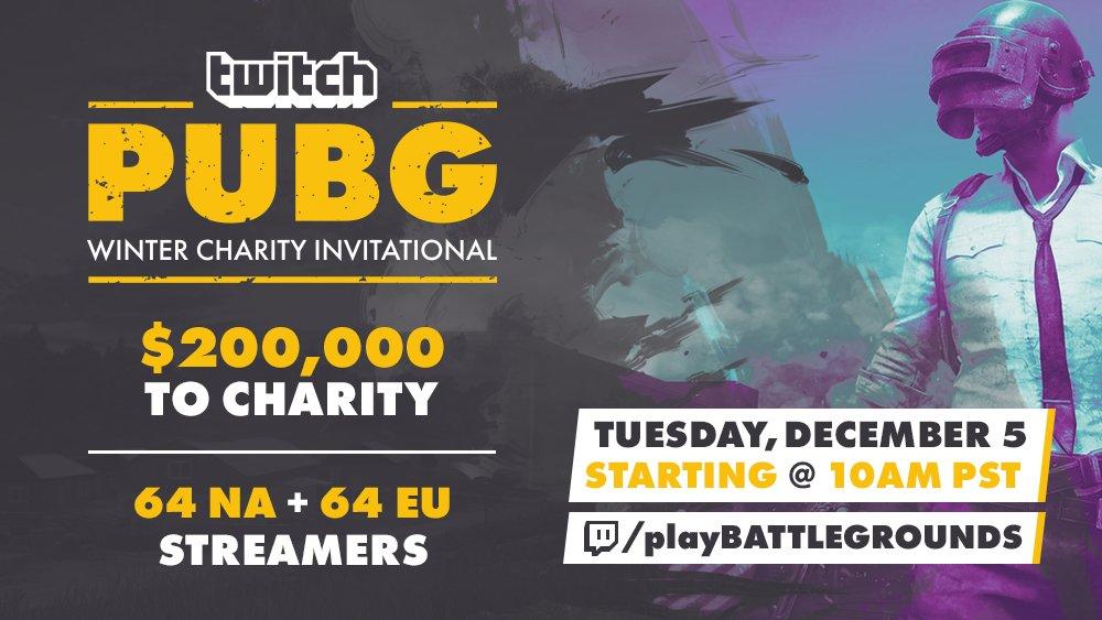 Представители СНГ на Twitch PUBG Winter Charity Invitational:

Drainys/0nuqtive
Konstantinvk/BatulinS
WELOVEGAMES/exmagistr
KTVSKY/Horonoros
Makatao/Mumino_pubg
C_a_k_e/nastjadd

За битвами следите на личных каналах участников или тут:
twitch.tv/playbattlegrou…