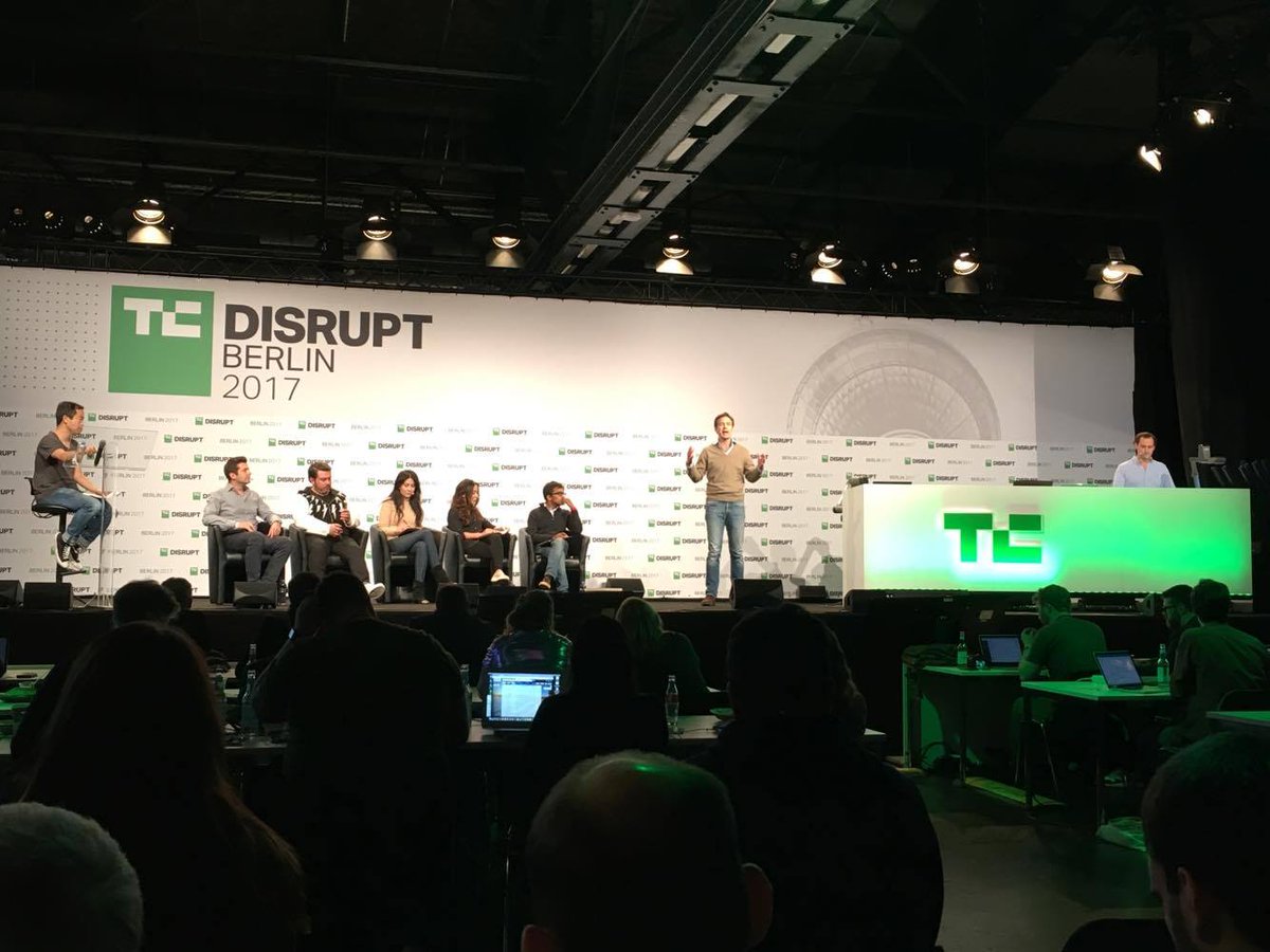 LeadyCom's tweet photo. Fingers crossed for the competing startups Caspar @meetlia @wandelbots @etracktechIOT and Blink #TCDisrupt! https://t.co/KpulECOtY0