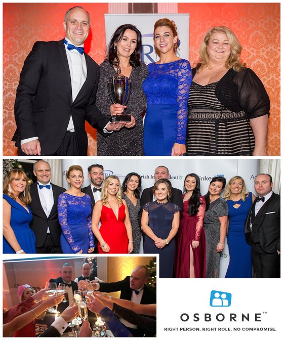 OsborneRecruits's tweet photo. Osborne are so proud to have won @NRFIreland Agency of the Year - Medium at Friday nights annual awards. Well done to @ShonaAnnMcManus and all the team at Osborne on such a fantastic achievement. Click on the link for full details https://t.co/hxvWYVZBS4 https://t.co/g1vQBULhGL