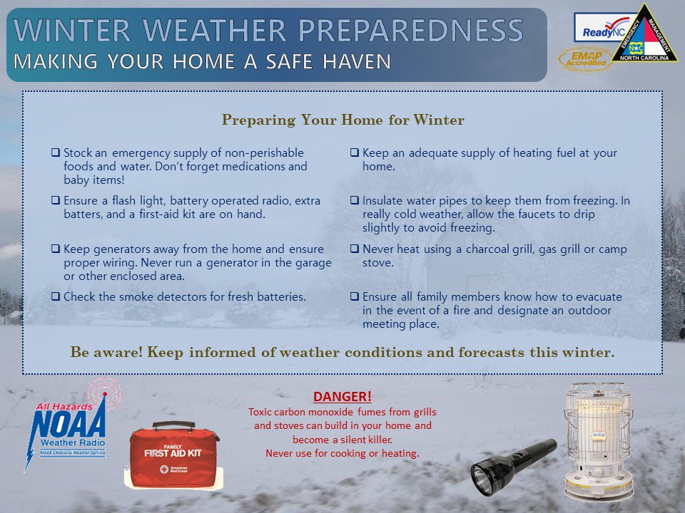 ElonPoliceDept's tweet photo. Winter is coming...are you prepared? https://t.co/EZnsi0G8Fc