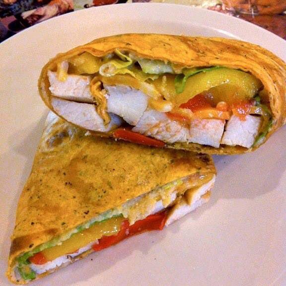 PLCoffeehouse's tweet photo. That's a WRAP! 😄 
Any of our sammiches can be turned into a wrap...or mix it up and pick out all your fave ingredients to build your OWN creation! https://t.co/DqnELGsutn