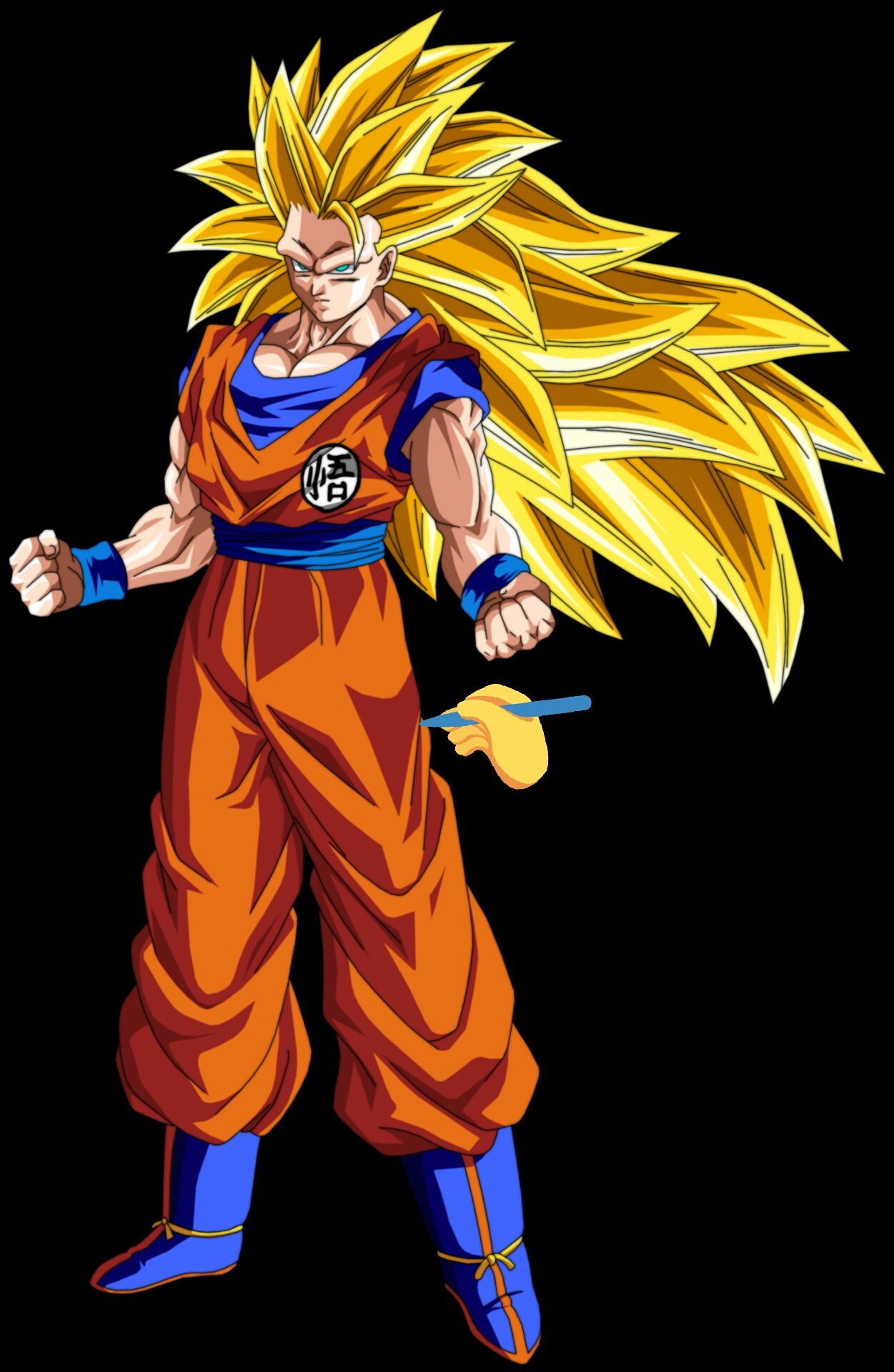 COMO DESENHAR O GOKU SUPER SAYAJIN 3 