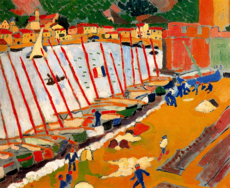 ANYOVIP's tweet photo. #miobrafavoritatema6 le port de Collioure, 1905, de André Derain, Fauvismo @arteneaUCM https://t.co/LQ3jfKsFeV