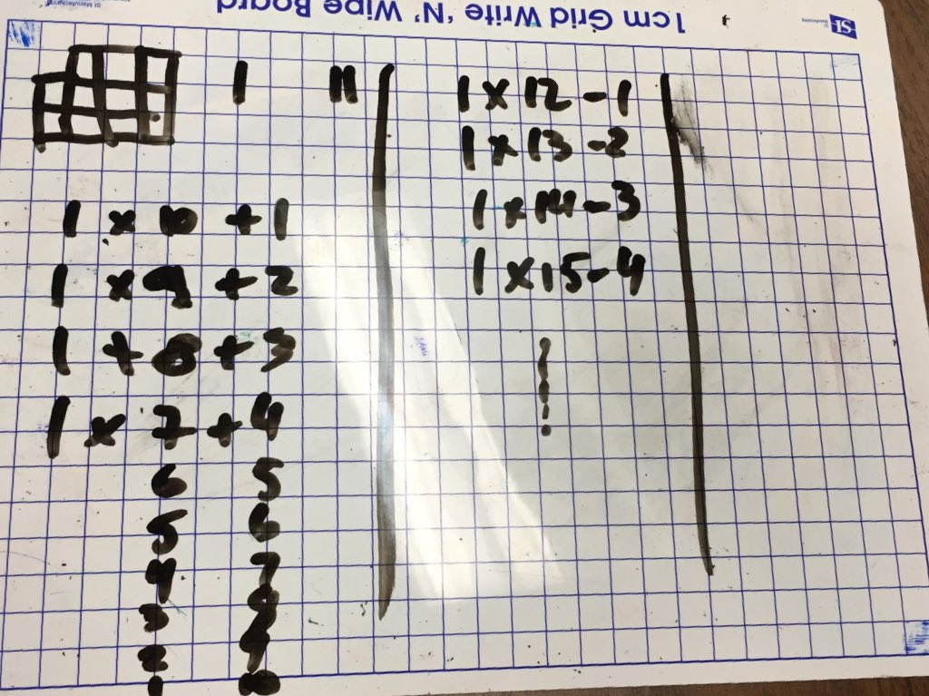 jackieadecker's tweet photo. After students have experienced a few lessons from #patternstoalgebra try a low floor - open ceiling task like this 1 from @hamiltonmathLC https://t.co/2Kf6JykX65