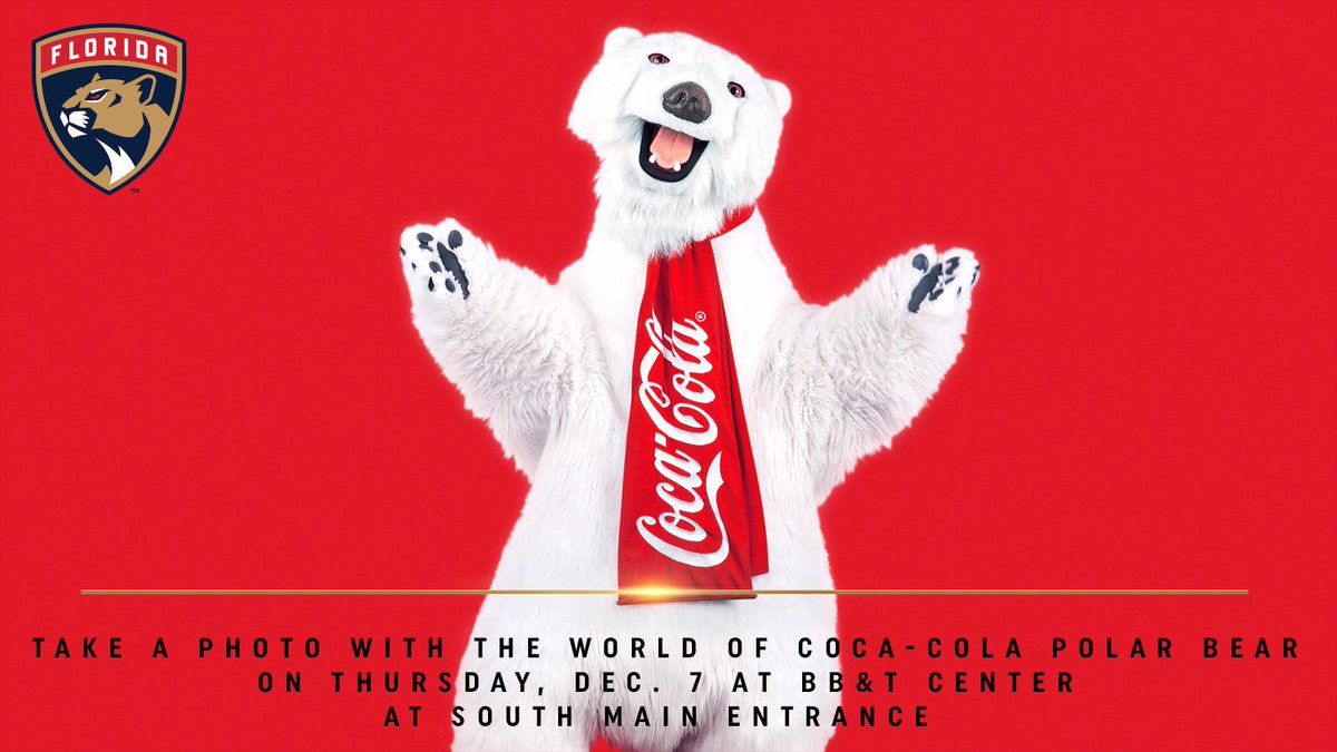Florida Panthers On Twitter The World Of Coca Cola Polar Bear Florida Panthers On Twitter The World Of Coca Cola Polar Bear