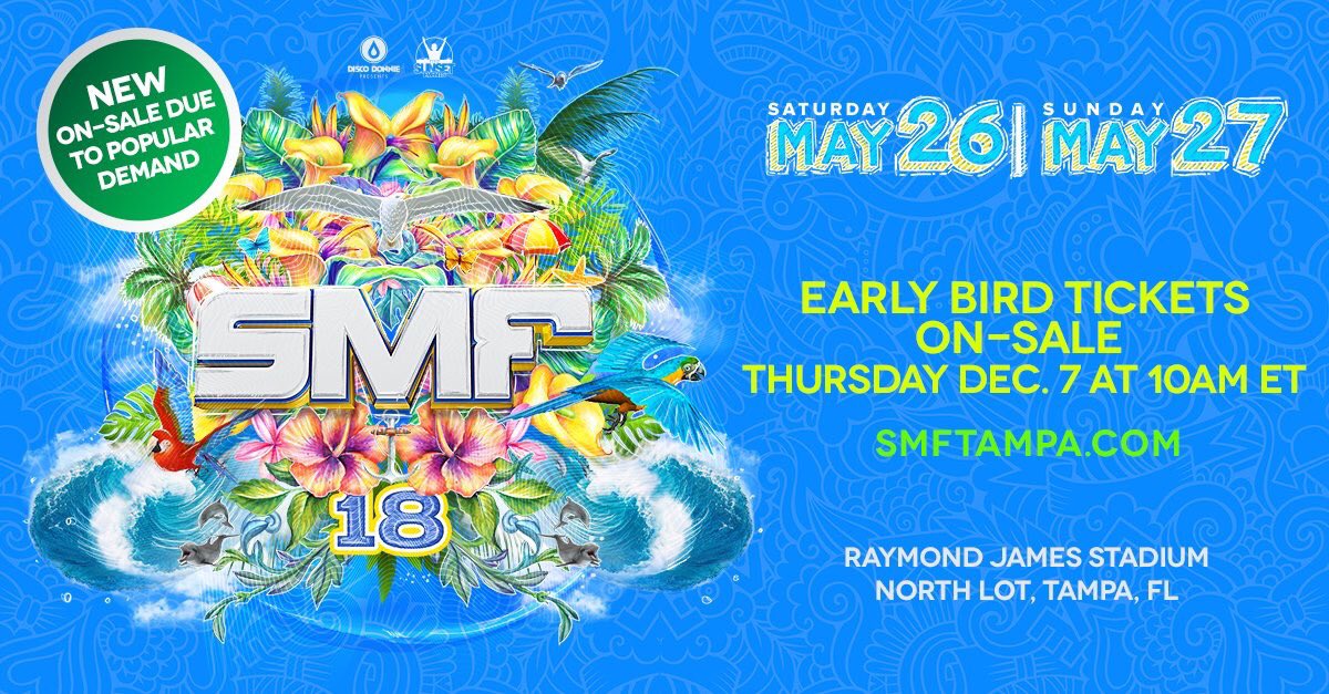 Who wants to win a pair of tickets to #SMF18!?

Follow / RT us to enter! The winner will be announced on Friday 🙌🏼