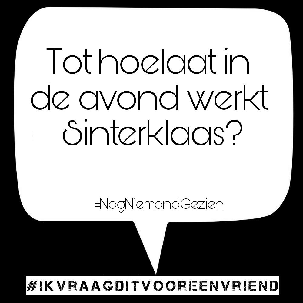 Slaat #sinterklaas wel eens een jaartje over? #pakjesavond #sint