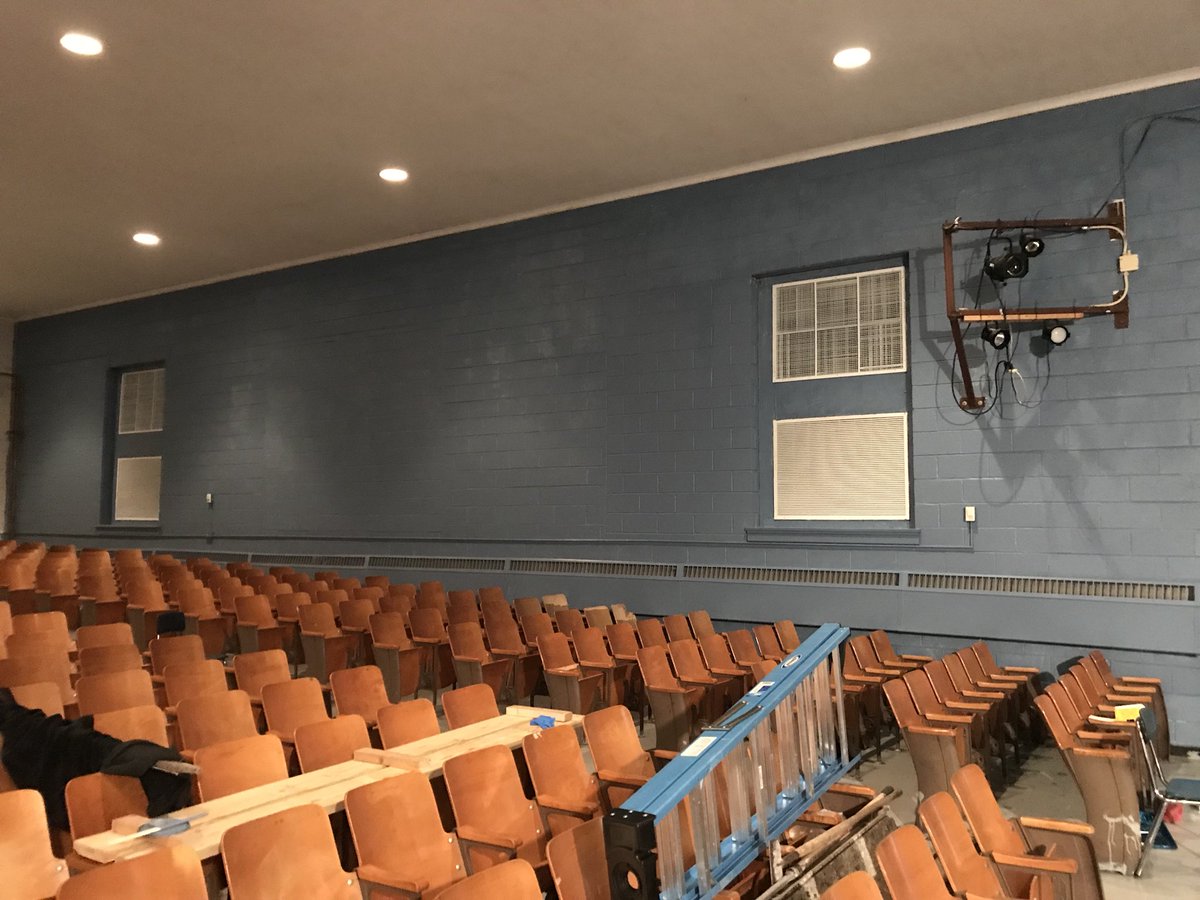 A huge JAHHS THANK YOU to Justin Smith and his 2nd Block Vocal Class along with ECPS Maintenance for our new auditorium!