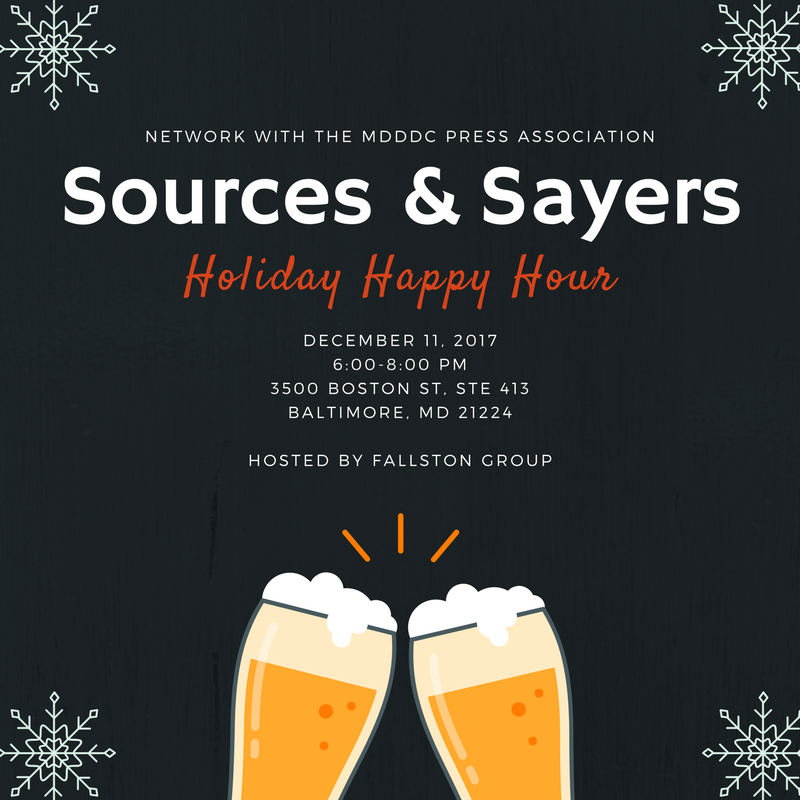BaltPR's tweet photo. #Networking, #apps &amp; #holiday-cheer – sign up for 12/11 at @FallstonGroup w/@MDDCPress in #Canton #Baltimore #HappyHour https://t.co/6nB5SI8AnE https://t.co/mPb7jeuUoN