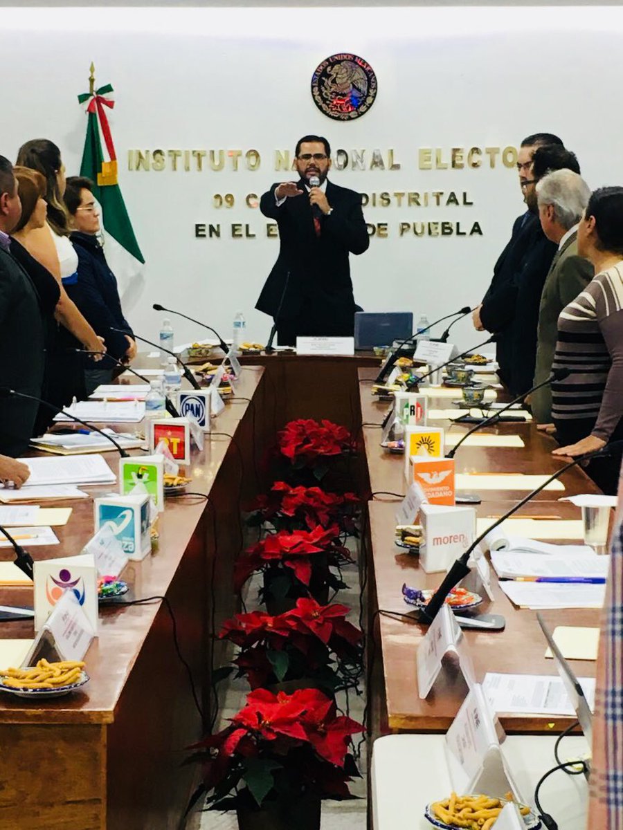 hectorcastrori's tweet photo. El día de hoy, se instaló el 09 Consejo Distrital del INE en el Estado de Puebla, del cual me honro en Presidir, con el objetivo de organizar las elecciones de 6 cargos de representación popular: https://t.co/hyaUX2MZWr