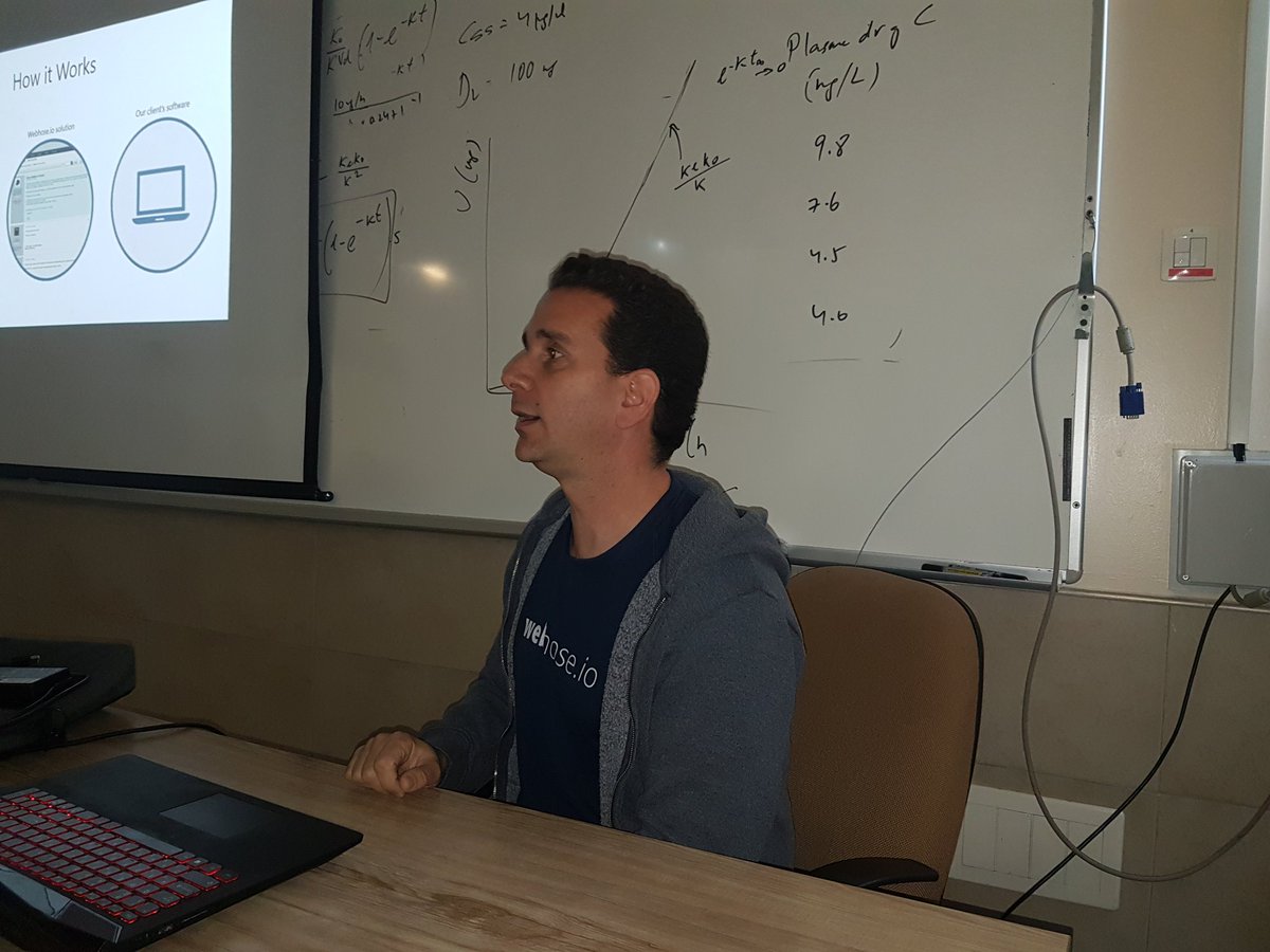 asi_messica's tweet photo. Thank you @rangeva @Webhose for excellent presentation today #MachineLearning  #prediction opportunities with #data @bengurionu #DataScience 4 business applications https://t.co/4MruBUrPFY