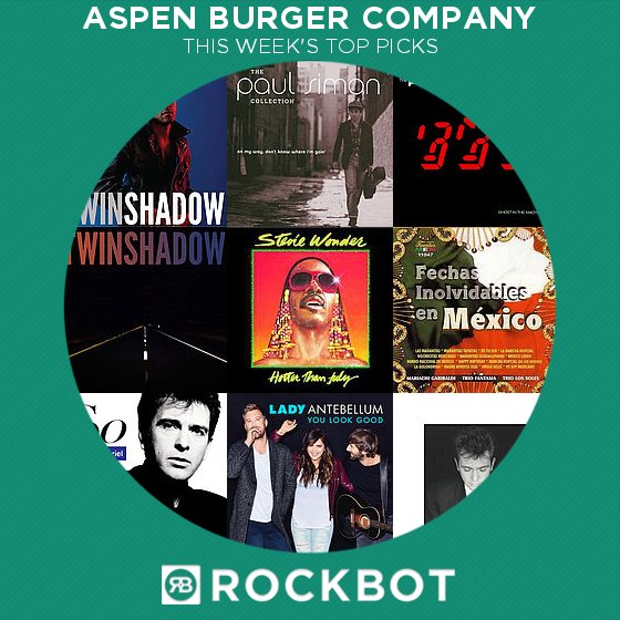AspenBurgerCo's tweet photo. This Week's Top @GetRockbot Picks at Aspen Burger Company : https://t.co/wmmWxTSMdn https://t.co/OZhdh5DvR5