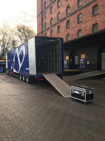 FulcrumProjects's tweet image. The last of the kit comes back from a busy Autumn of live events in Barcelona, Cannes, London and Copenhagen. Thanks @KB_Event for getting it all home safely! #eventprofs #keepmoving