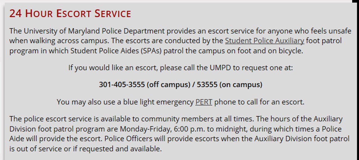 UMD Police Dept. tweet media