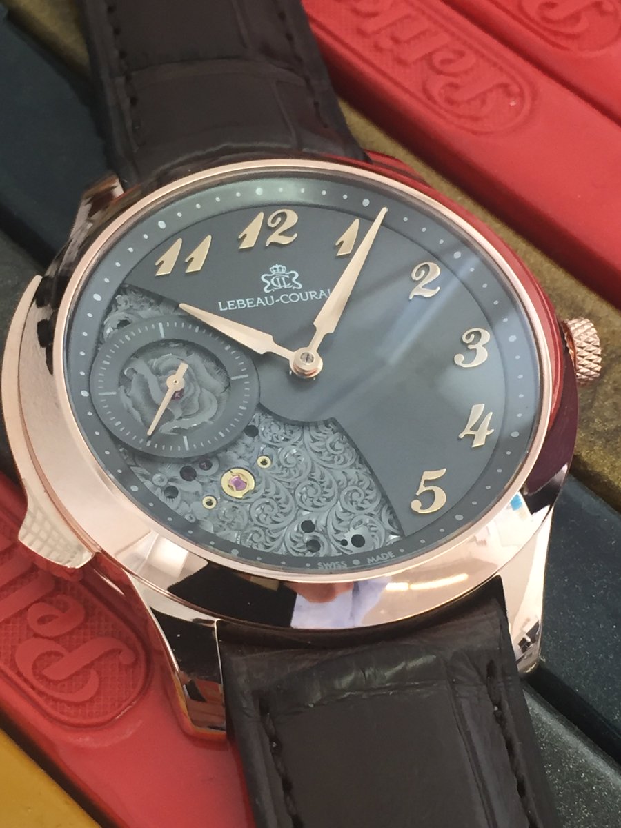 Wandering what to wear this evening ? What about our brand new Micro II with its hand-engraved dial ? The best of Belgium &amp; Switzerland...