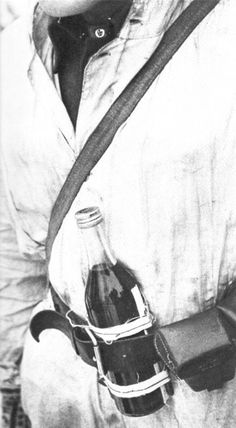 RealTimeWWII's tweet image. Finnish soldiers have improvised an anti-tank weapon: bottle filled with fuel &amp;amp; set alight. To mock Soviet Foreign minister, they call it a &quot;Molotov cocktail&quot;.