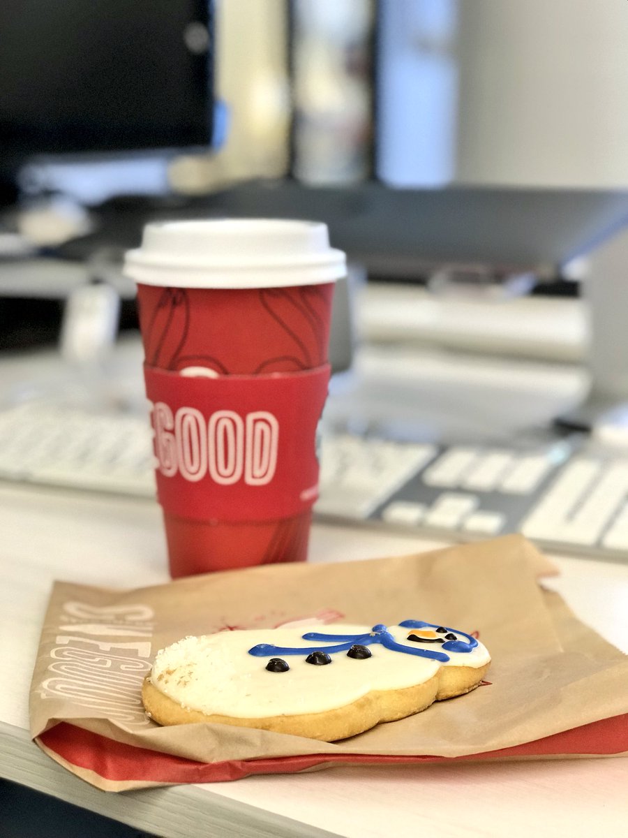 Freezing conditions call for a little pick me up! Stay warm folks! ❄️