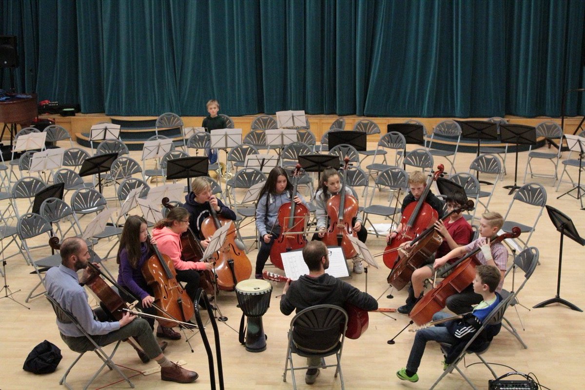 SNorthantsC's tweet photo. For the first time, the @CityLdnSinfonia visited the district last Saturday along with composer @JohnKMiles to work with children from the South Northamptonshire @NMPATrust Centres https://t.co/161AG7Hi3y https://t.co/nKJ3FKOimJ