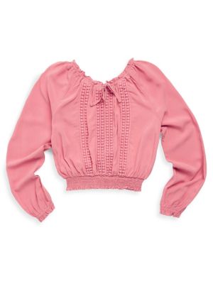 KidStylin's tweet image. Embroidered ruched hem tee! Perfectly paired with jeans, a skirt or sweats! #kids #fun #fashion #love #shopnow #sale ow.ly/Ni8n30h1QEf